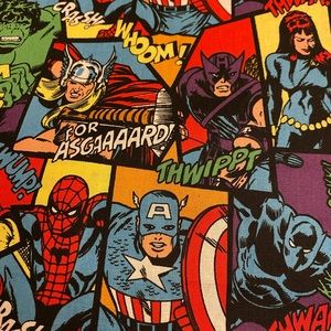 Marvel Pattern 14”x20” Travel Pillow